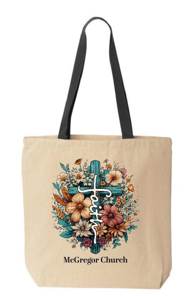CH #14 FAITH CANVAS TOTE