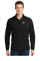 PTO #14 Black Quarter Zip Polyester Pullover