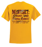 (cc) #1 Gold Cross Country Tshirt