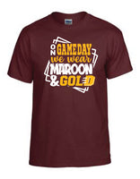 PTO #3 Glitter Gameday Maroon T-shirt