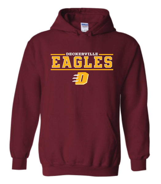 PTO #4 Maroon Eagle Hoody