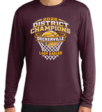 (dgb) #5 District Champs Long Sleeve Polyester Moisture Wicking T-Shirt