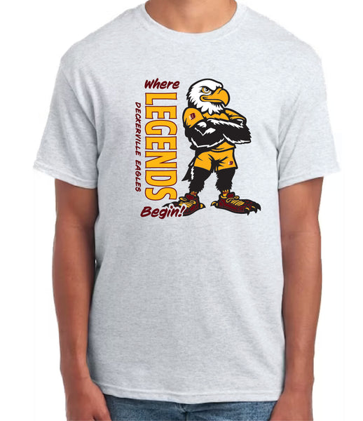 PTO #7 Eagles Legends Light Gray T-shirt