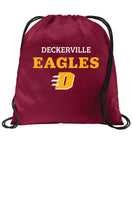 PTO #9 Maroon Drawstring Backpack