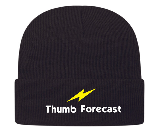 Thumb Forecast Embroidered Beanie