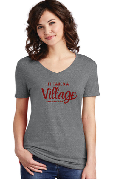 DCDC It Takes A Village Ladies T-shirt