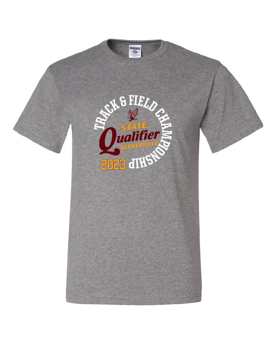 State Qualifier Gray T-shirt – Thumb Printing Professionals